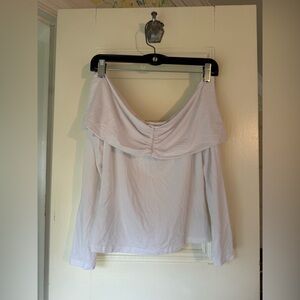 White Aritzia Long sleeve Top